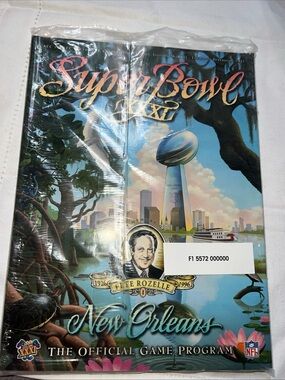 Super Bowl XXXI Official NFL Program 1997 Packers Patriots Pete Rozelle Unread